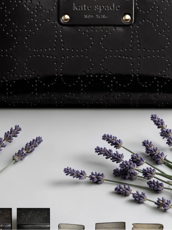 kate spade Handbags - kate spade Black Patent Leather Clutch with Studded Pattern